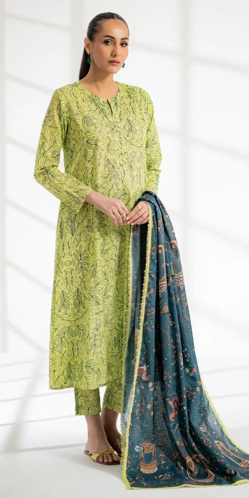 Crackle 3Pc By EGO - Printed Unstitched