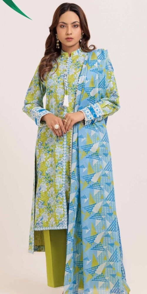Unstitched Printed Lawn - Bonanza Satrangi 2025