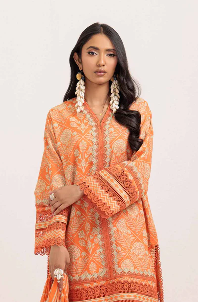 Unstitched Printed Lawn - Bonanza Satrangi 2025 - Image 2